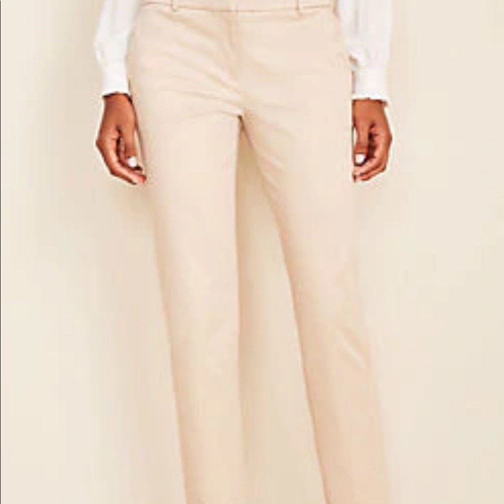 Ann Taylor The Petite Ankle Pant In Cotton Sateen